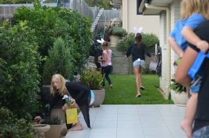 Easter Egg Hunting in the Garden